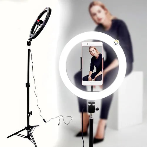 Aro de Luz LED 26 cm Trípode 2.1 M